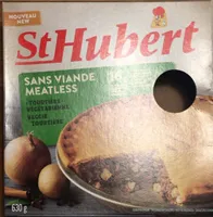 « Tourtière végétarienne » sans viande St Hubert