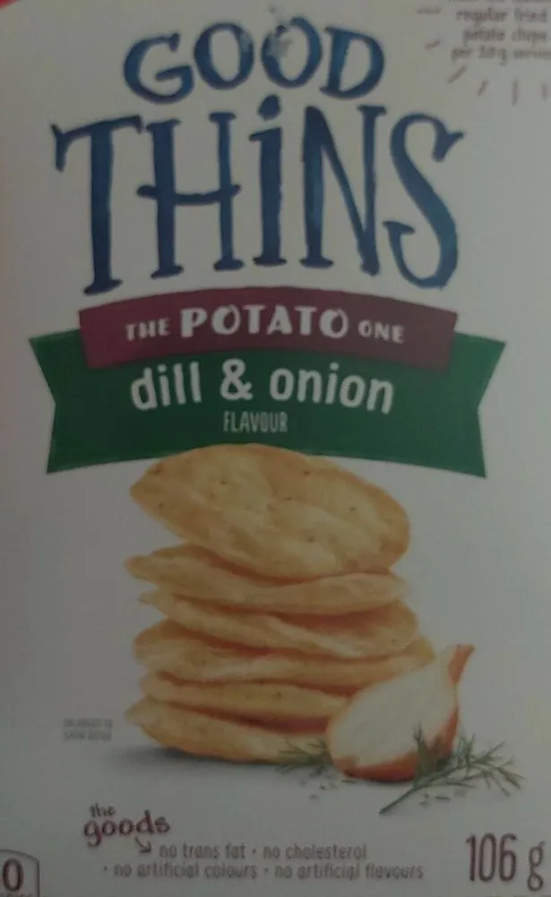 Good things - the potato one, dill & onion flavor