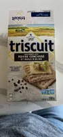 triscuit seasoned with cracked pepper and olive oil