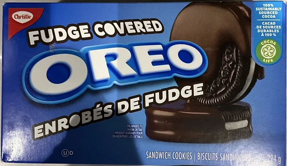 Oreo enrobés de fudge