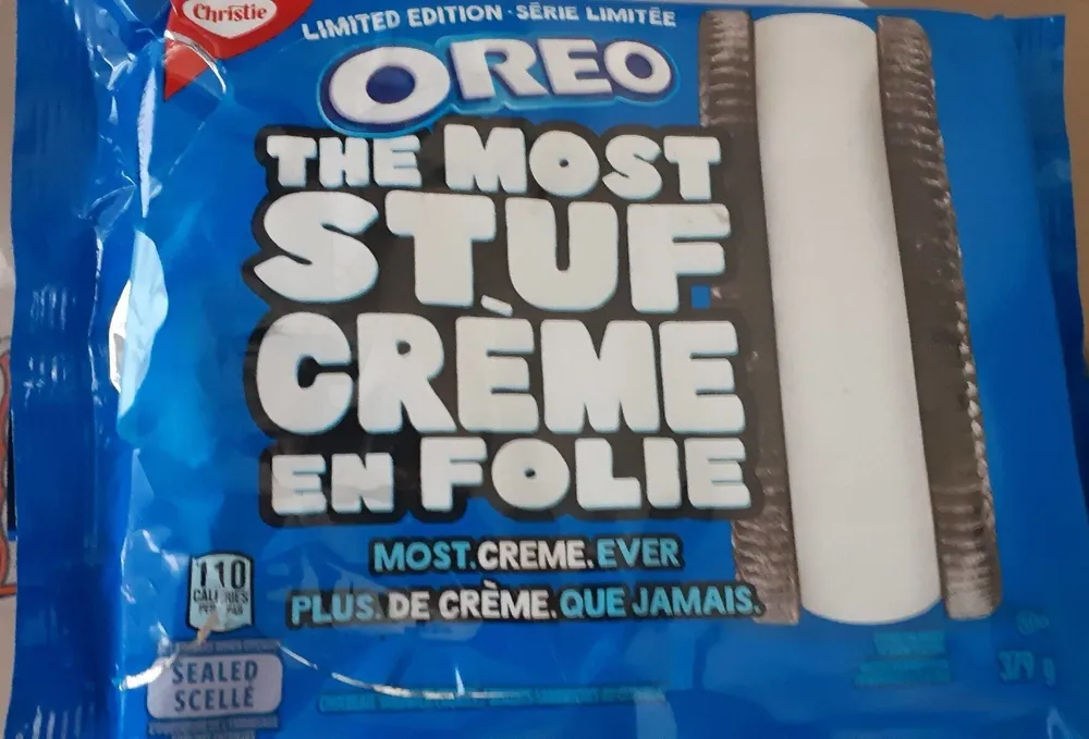 Oreo creme en folie