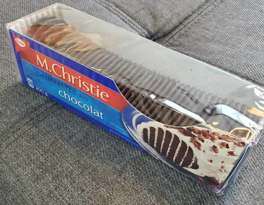 Gaufrette au chocolat