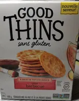 Good Thins Gluten Free Made With Sweet Potato Barbecue