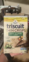 triscuit thin crisps zesty jalapeño flavour