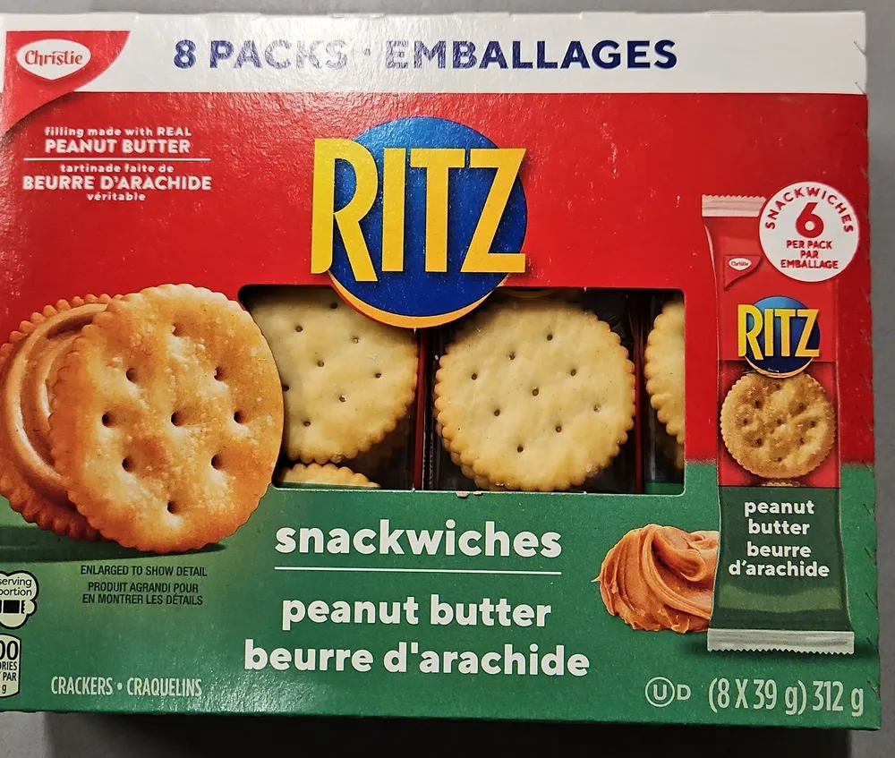 snackwiches peanut butter beurre d'arachide