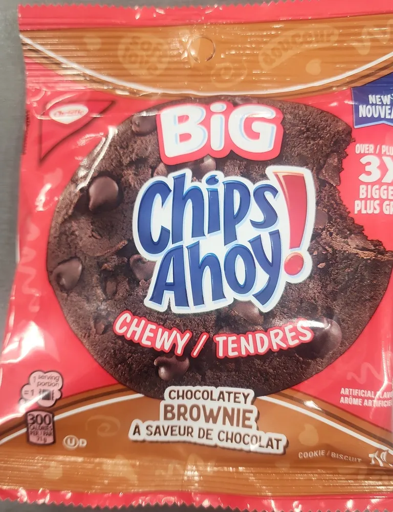BIG chips ahoy chocolate brownie