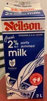 Nelson 2% Partly Skimmed Milk