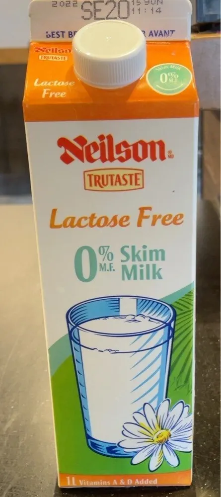Lactose free milk