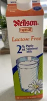 Lactose free 2% partly skimmed milk