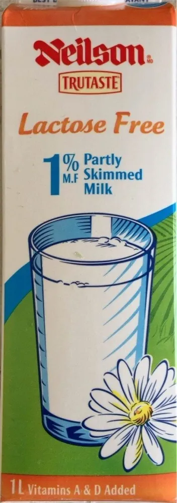 Lactose Free 1% M.F Partly Skimmed Milk