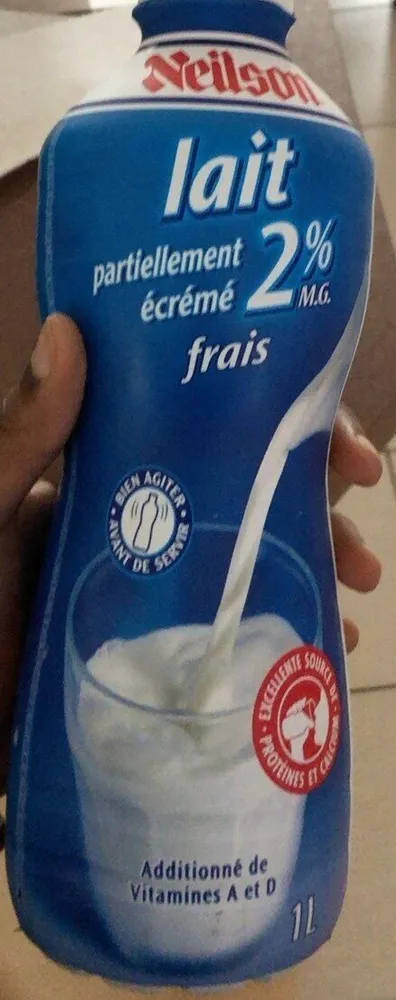 Lait partiellement écrémé 2%