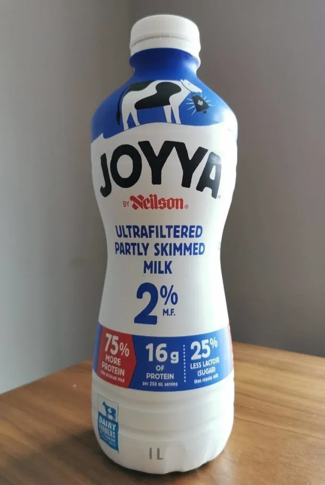 lait partiellement écrémé ultrafiltré