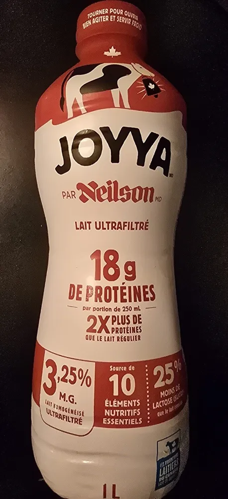 Ultrafiltered milk