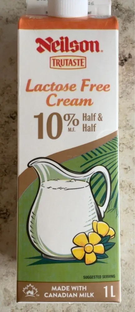 Lactose Free Cream 10%