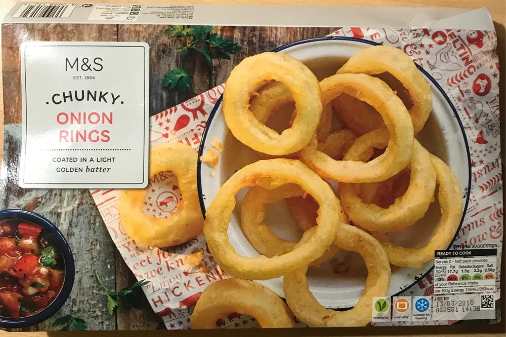 Chunky onion rings