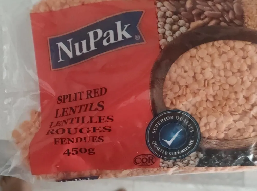 Split red lentils