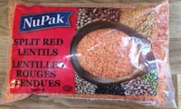 Lentilles rouges fendues