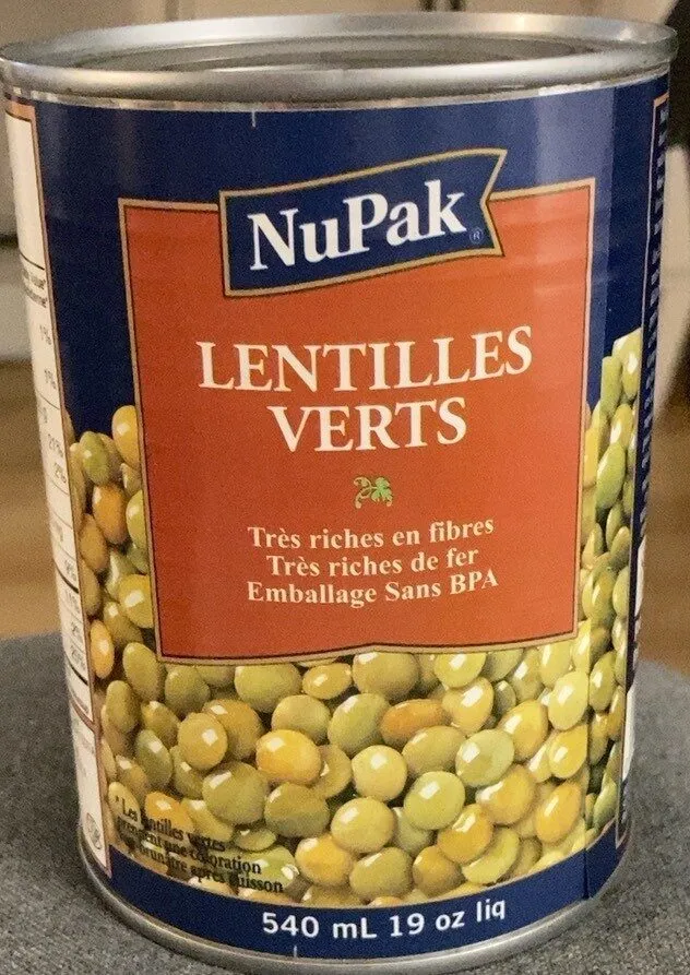 Lentilles vertes