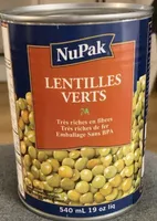 Lentilles vertes