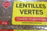 Lentille Vertes Qualité Supérieure