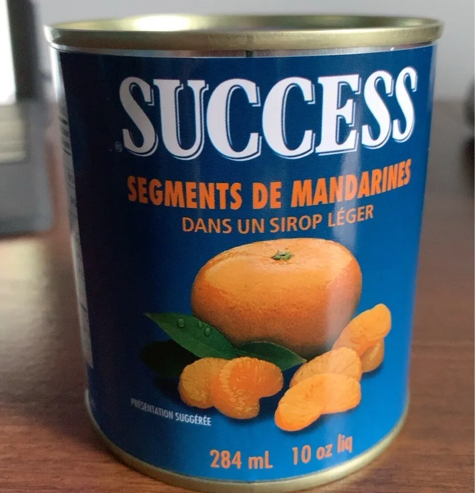 Segments de mandarines