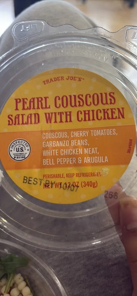 Pearl Couscous Salad with Chicken