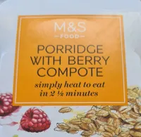 Porridge with Berry compote