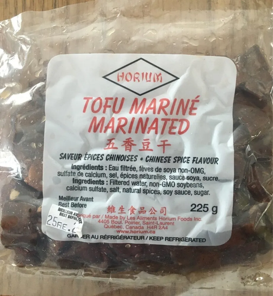 Marinated tofu