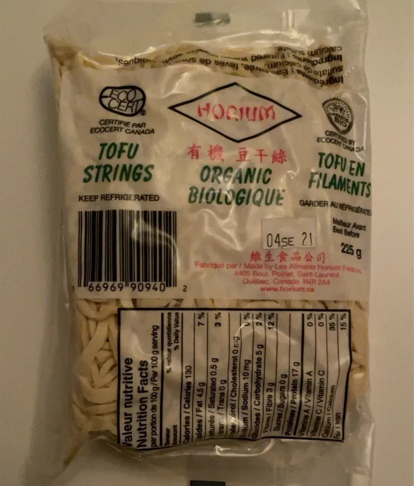 Tofu en filaments