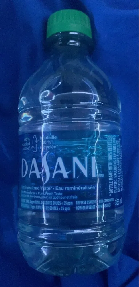 dasani water