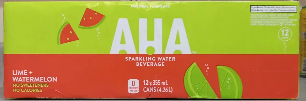 Lime + Watermelon Sparkling Water Beverage