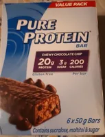 Chew chocolate chip protein bars