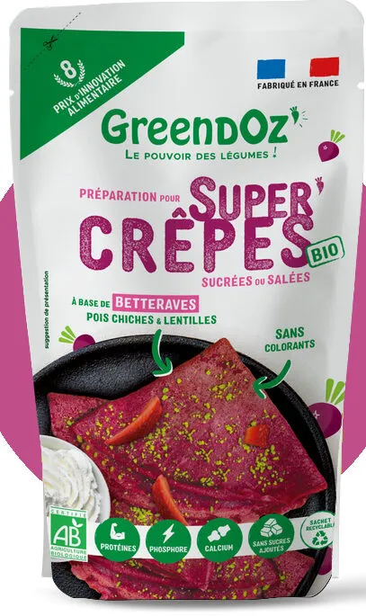 Préparation Super'Crêpes Betterave