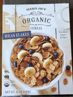 Organic bran flakes