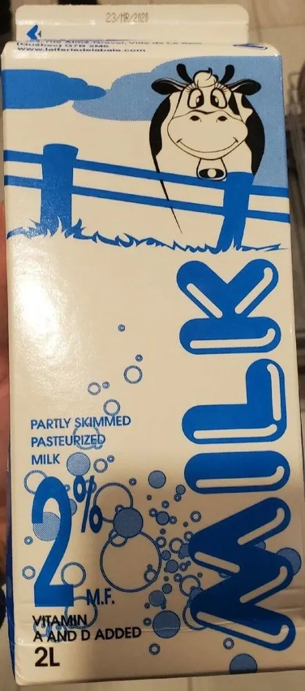 Partialy skimmed milk 2%