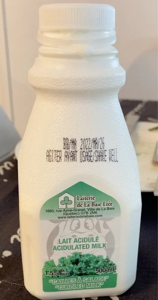 Lait acidulé