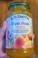 Triple fruits peach with mango and orange