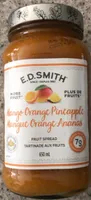 Mango orange pineapple fruit spread