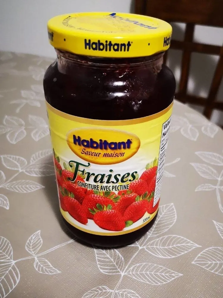 Fraises confiture avec pectine