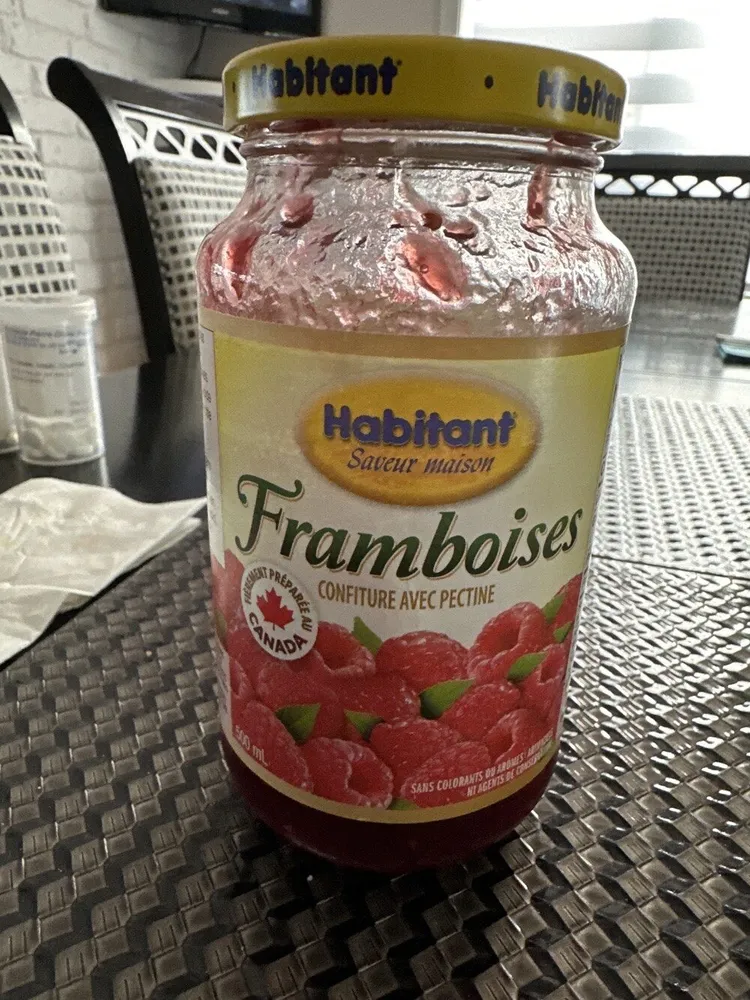 Framboises Confiture avec pectine