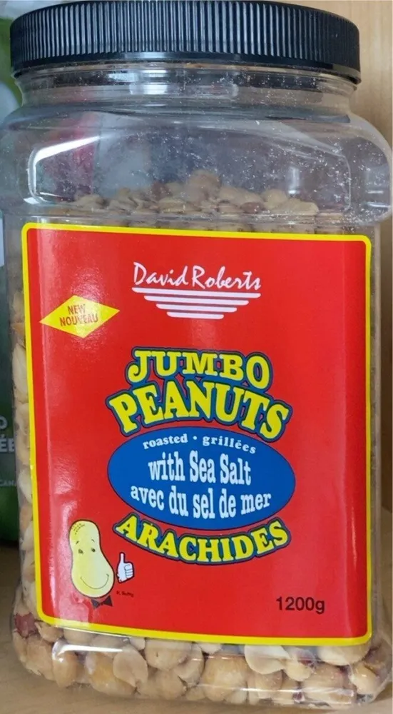 Jumbo Peanuts with sea salt
