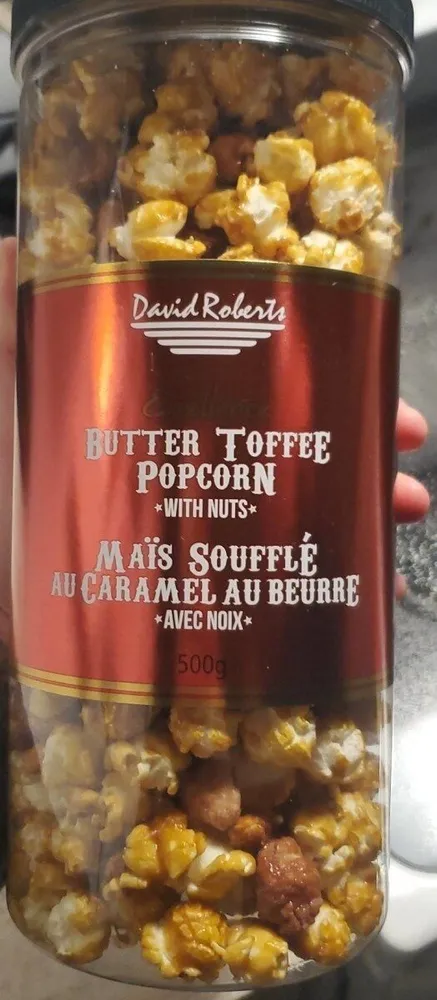 Butter toffee popcorn