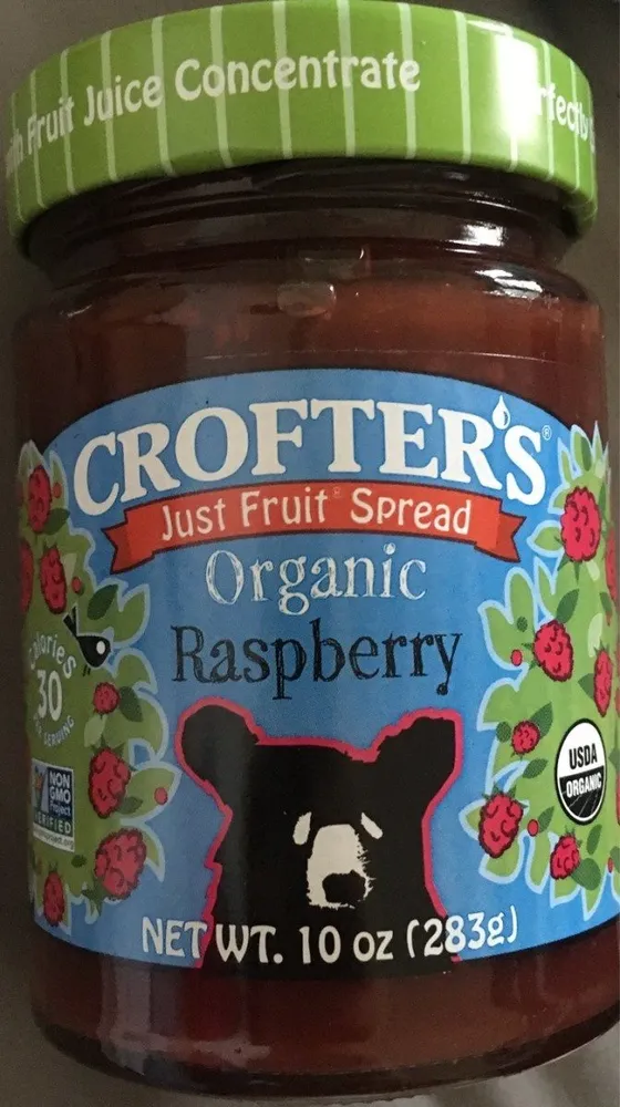 Just Fruit Spread Organic Raspberry