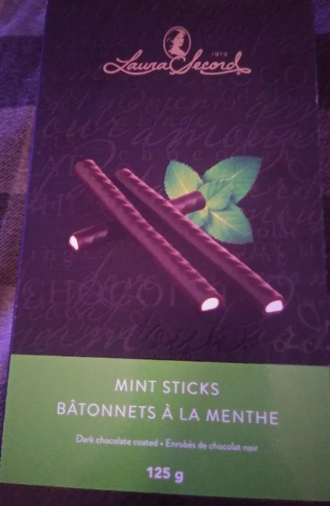 Bâtonnets à la menthe