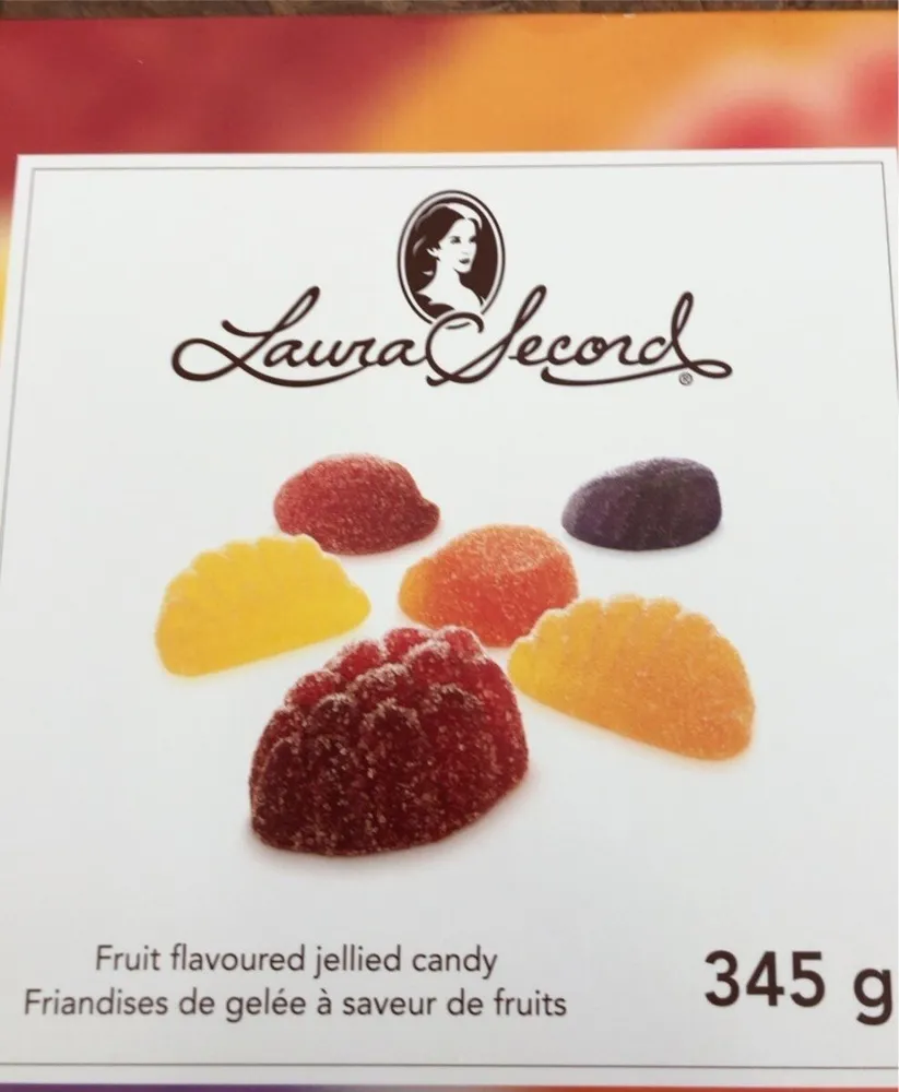 Friandises de gelee a saveurde fruits