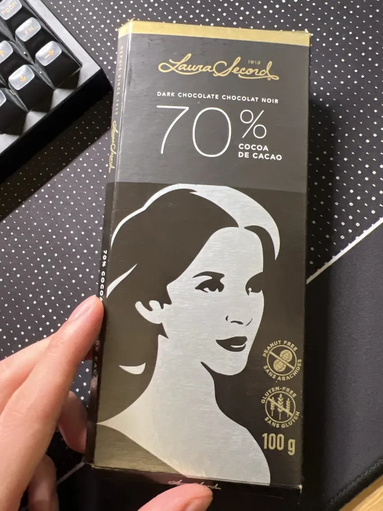 Chocolat noir 70% cacao