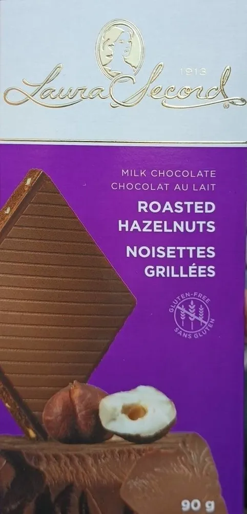 Roasted hazelnuts chocolate