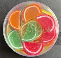 Tranche de gelée à saveur de fruit