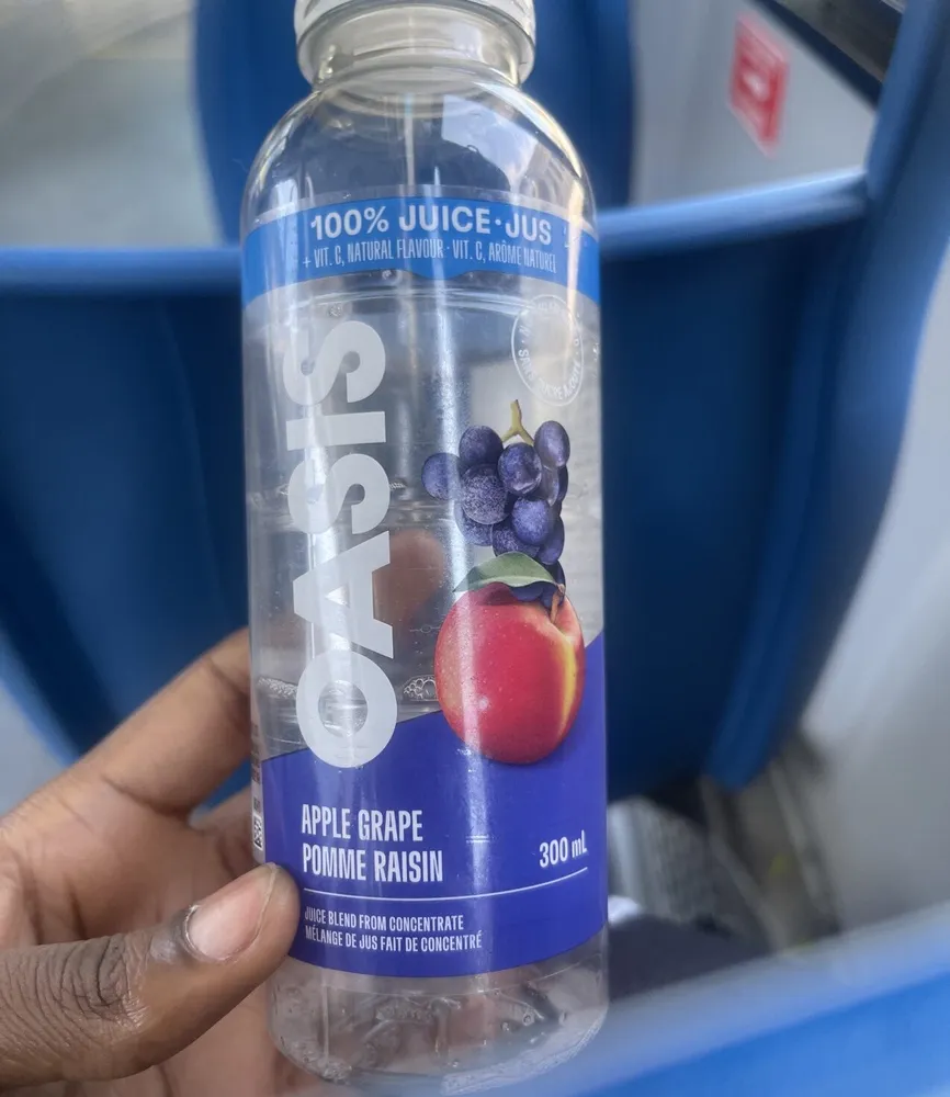 Jus oasis pomme-raisin