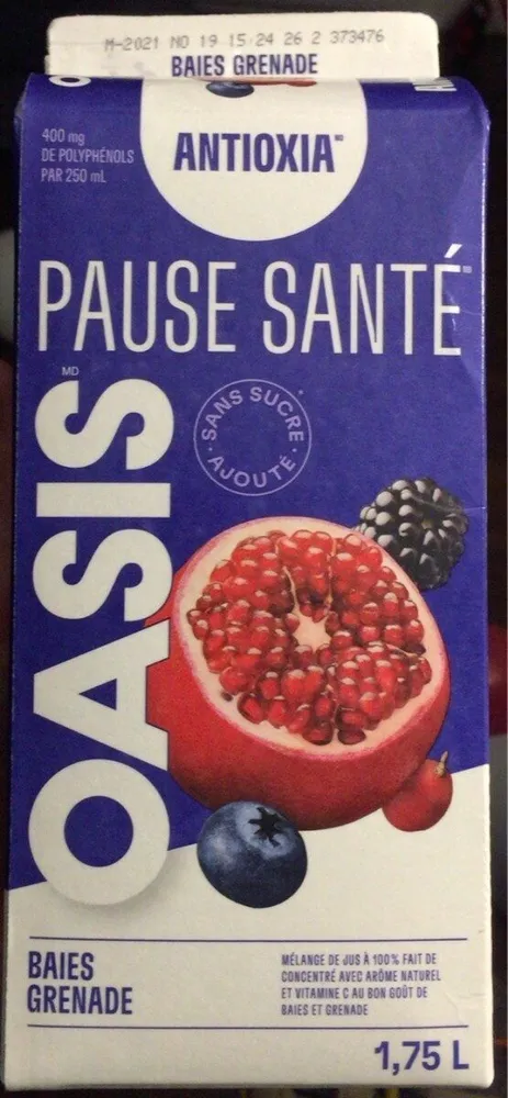 Oasis health break antioxia